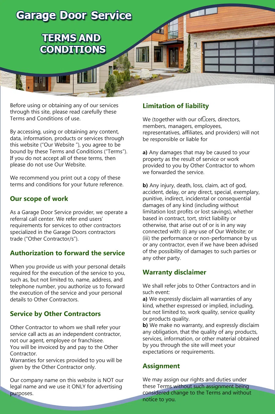 Neighborhood Garage Door Phoenix, AZ 602-718-3546